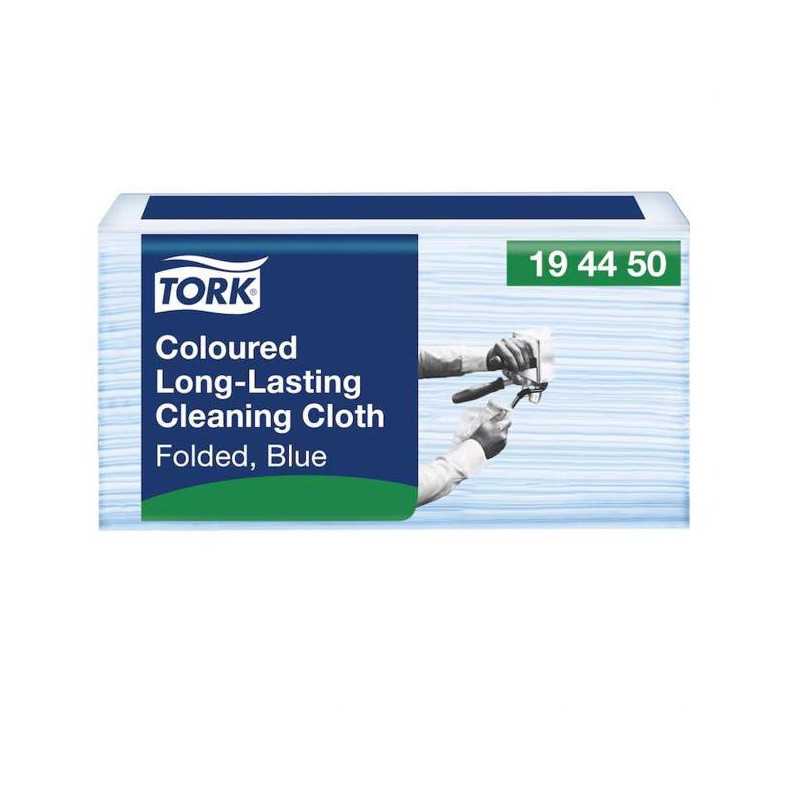 Čistiaca utierka 1-vrstv. TORK Long-Lasting modré W8, 40 ks