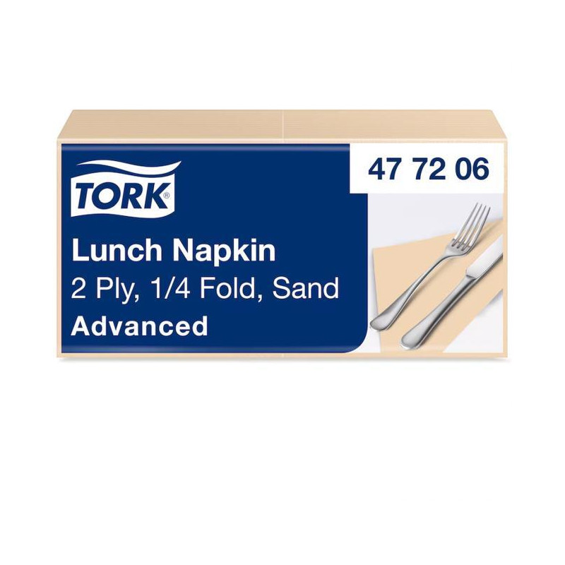 Obrúsky 2-vrstv. TORK Exclusiv 33 x 33 cm, slonová kosť/ 200 ks