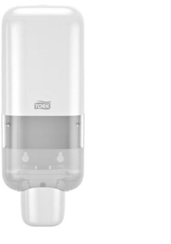 Zásobník na mydlá a dezinfekčné prostriedky Tork, biely S4