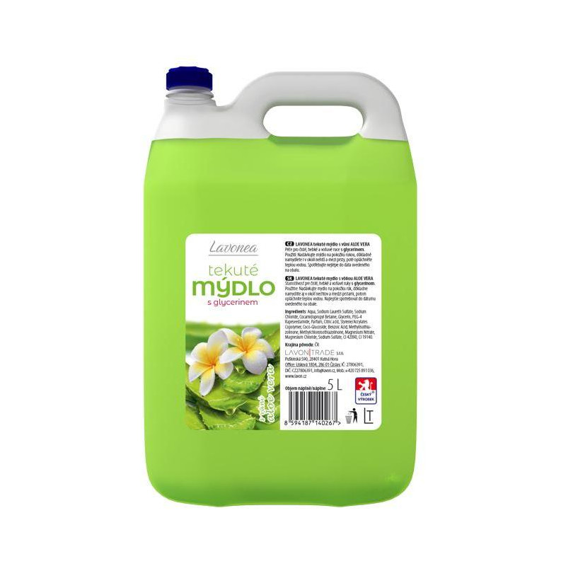 Tekuté mydlo LAVONEA 5 l Aloe Vera