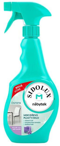 Sidolux proti prachu M Marseilské mydlo s levanduľou, rozprašovač