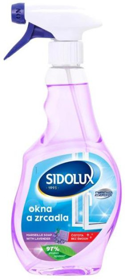 Sidolux na okná Nano Code marseillské myslo s levanduľou 500 ml