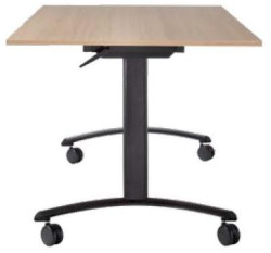 Sklápací stôl CLASSIC 180 cm, bez dosky, podnož čierna