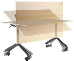 Sklápací stôl PRO 120 cm, bez dosky, podnož čierna