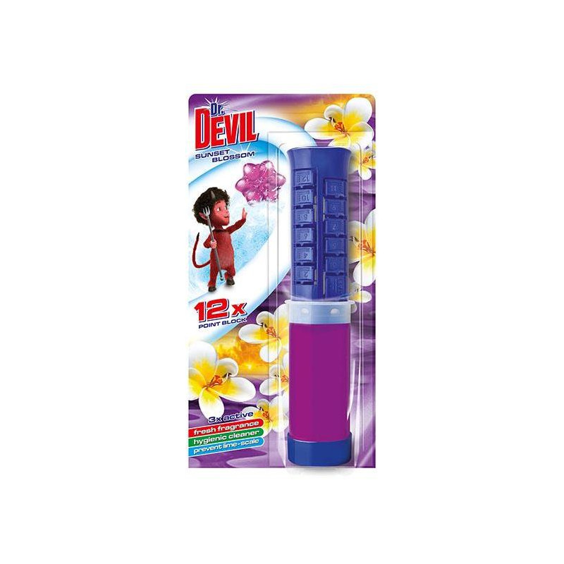Dr. DEVIL 3in1 WC POINT BLOCK Sunset blossom
