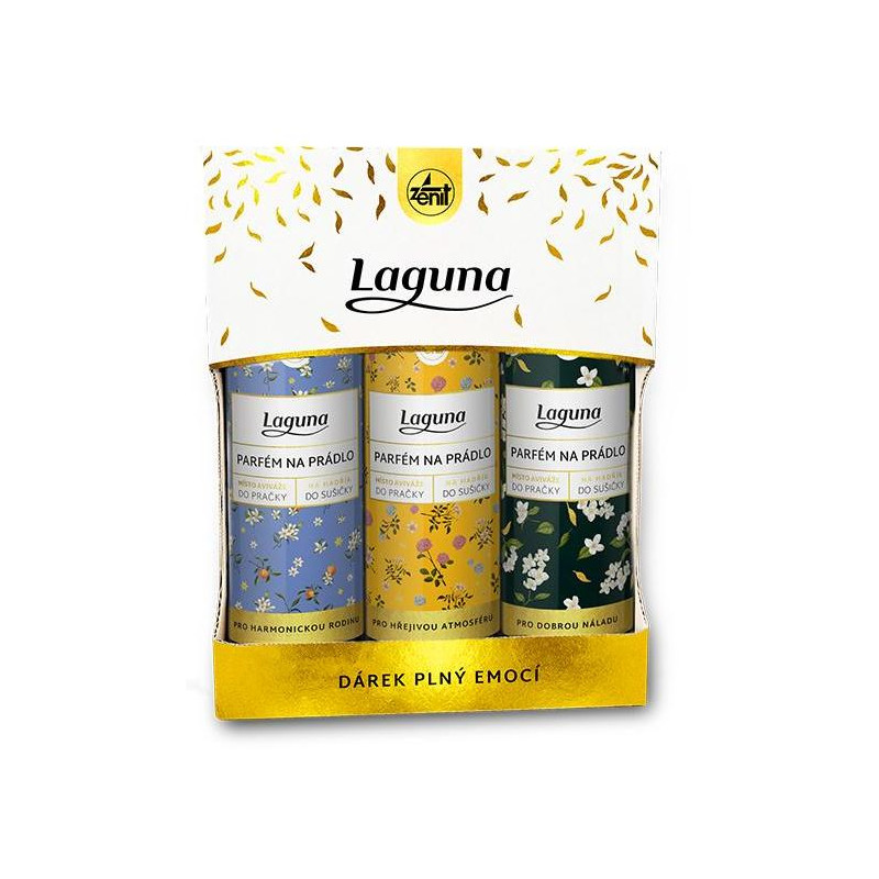 Lagúna darčekový balíček parfumov na bielizeň, Rodina 3x 300 ml