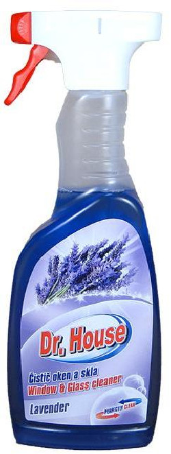 Dr. House čistič na okná s rozprašovačom, Lavender 500 ml