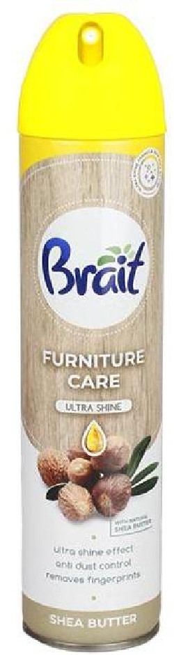 Brait leštenka na nábytok Wood Shea Butter 300ml