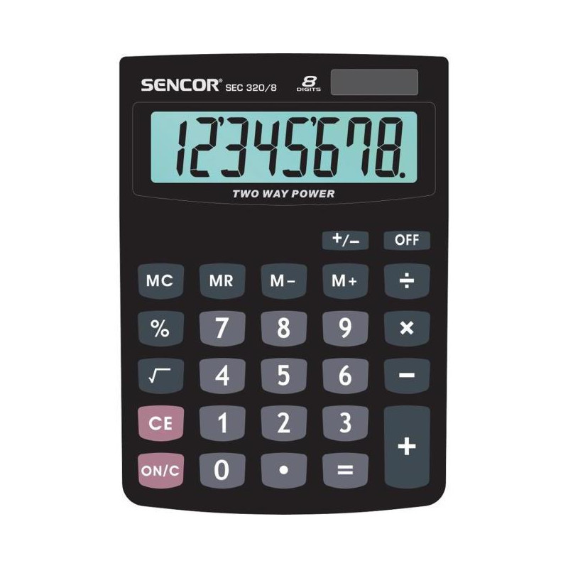 Kalkulačka Sencor SEC 320/ 8 DUAL