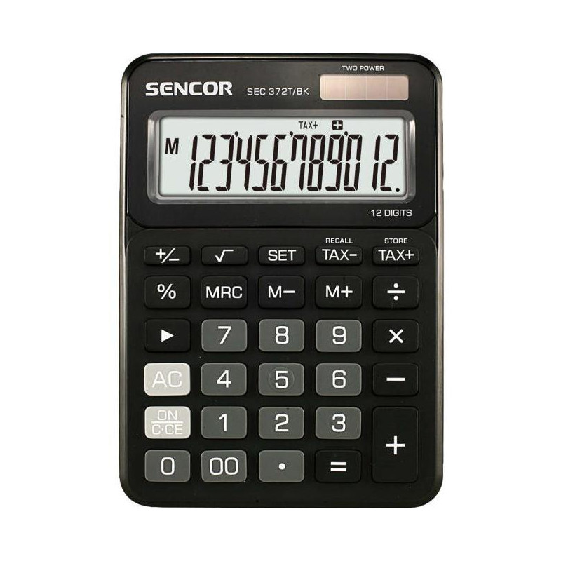 Kalkulačka Sencor SEC 372T/BK čierna