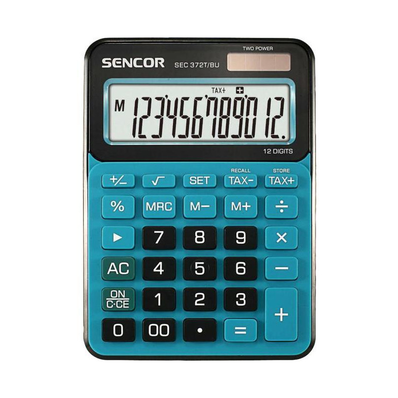 Kalkulačka Sencor SEC 372T/BU modrá