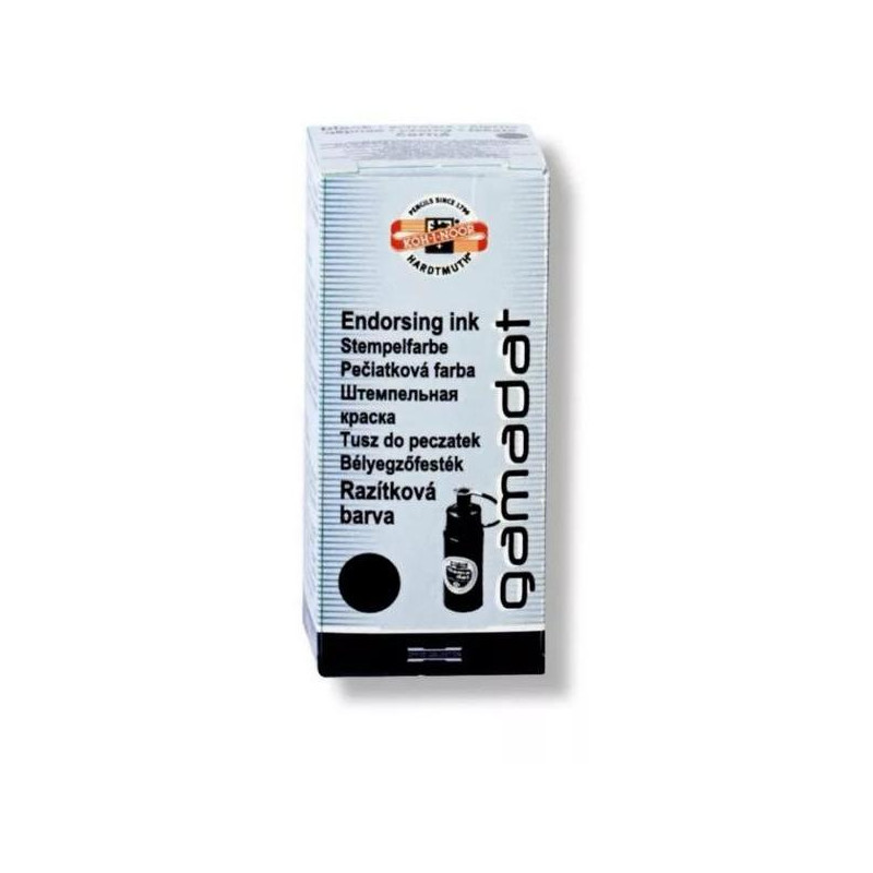 Pečiatková farba Koh-I-Noor GAMADAT 20 g čierna
