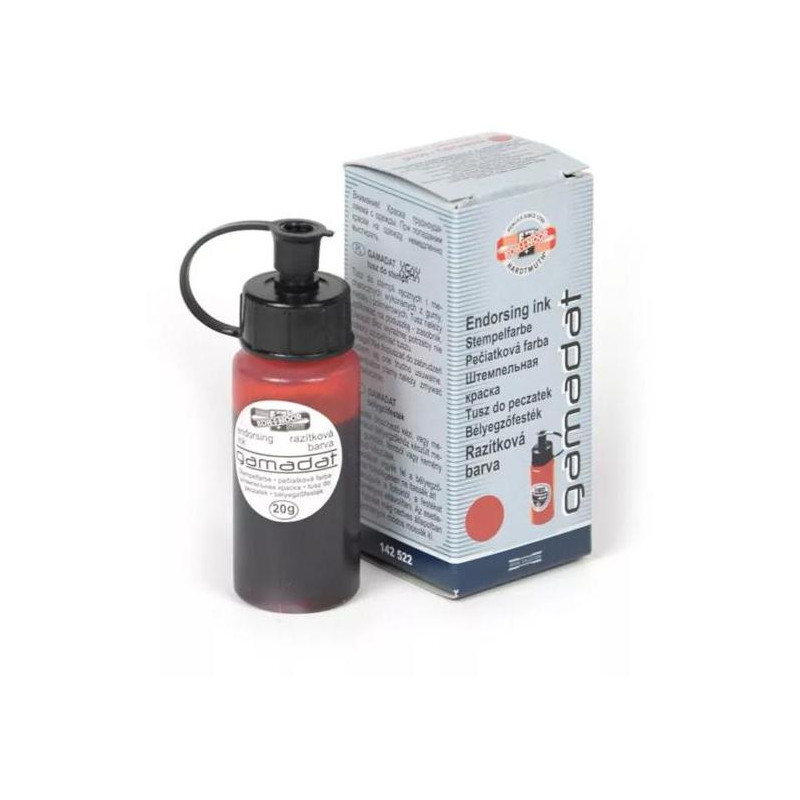 Pečiatková farba Koh-I-Noor GAMADAT 20 g červená