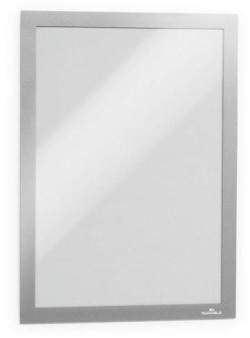 Samolepiaci DURAFRAME A4 1ks, strieborny Samolepiaci informačný rámik formátu A4