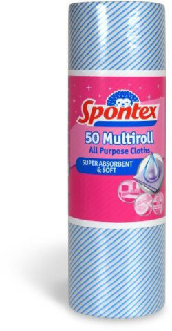 Utierka viacúčelová SPONTEX Multiroll, 50 útržkov