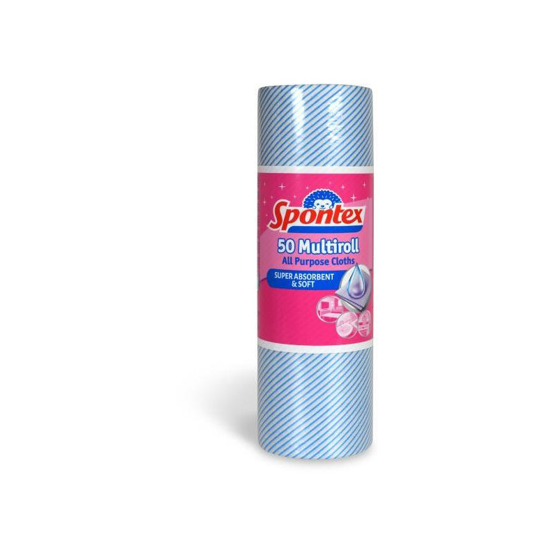 Utierka viacúčelová SPONTEX Multiroll, 50 útržkov