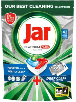 JAR tablety do umývačky riadu Platinum Plus Deep Clean 42ks