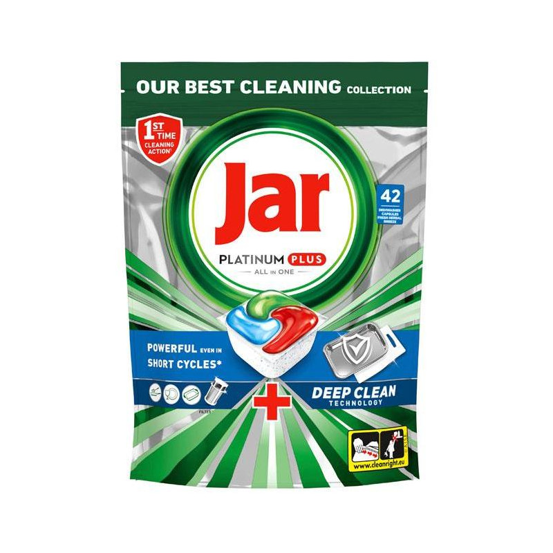 JAR tablety do umývačky riadu Platinum Plus Deep Clean 42ks