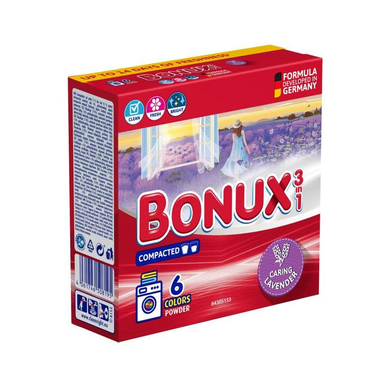 Bonux prací prášok Lavender, 6 PD
