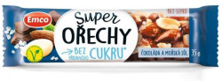 Tyčinka Super orechy čokoláda a morská soľ VEGAN 35g