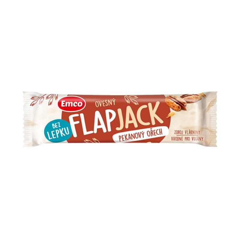 Tyčinka Flapjack pekanový orech bez lepku 45g