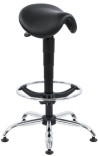 Pracovná stolička 1290 T SELLA s klzákmi +výškovo nastaviť. extend, čierna