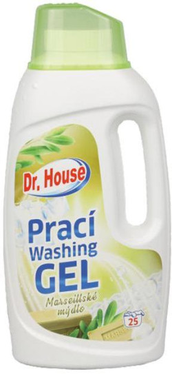 Prací gél Dr. House 1,5 l Marseillské mydlo