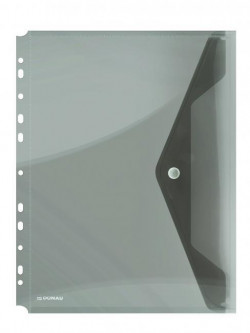 Plastový obal A4 s cvočkom a eurodierovaním DONAU dymový