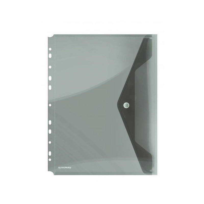 Plastový obal A4 s cvočkom a eurodierovaním DONAU dymový