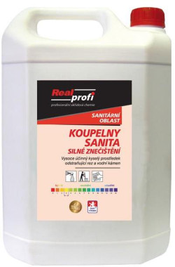 Real profi kúpeľne, sanita, silné znečistenie 5L