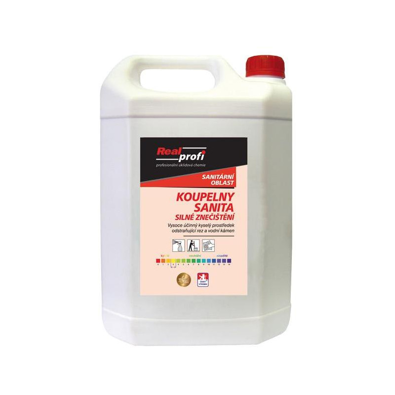 Real profi kúpeľne, sanita, silné znečistenie 5L