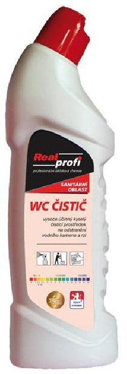 Real profi WC čistič, 750ml