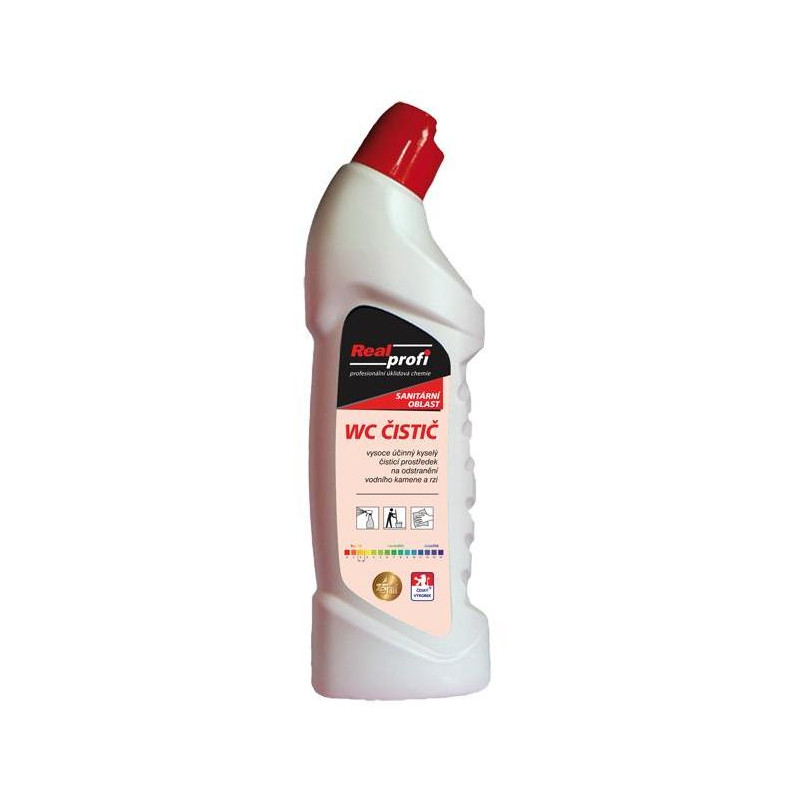 Real profi WC čistič, 750ml