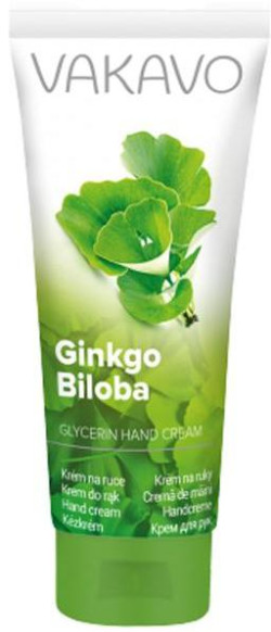 Vakavo Krém na ruky 100ml s glycerínom a extraktom z gingko biloby