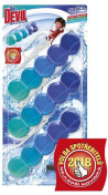 Dr. DEVIL WC závesný blok tuhý 5Ball 2in1 3x35g Polar Aqua