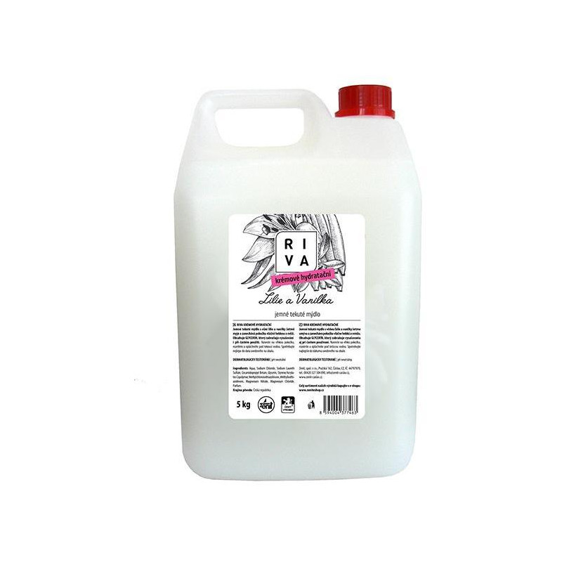 Tekuté mydlo RIVA 5 kg krémové hydratačné