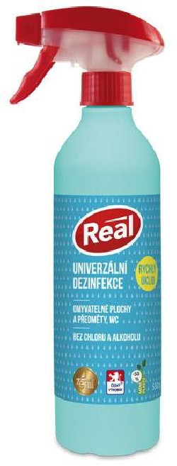 REAL univerzálny dezinfekčný a čistiaci sprej, 550g