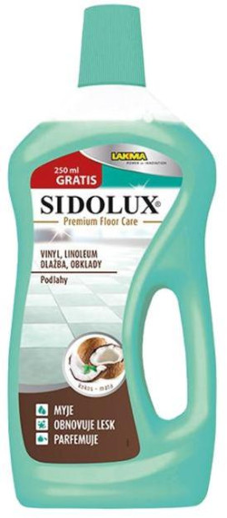 Sidolux na podlahy PREMIUM FLOOR CARE 1l kokos Mäta