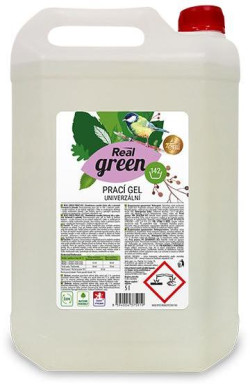 Prací gél Real green clean 5l