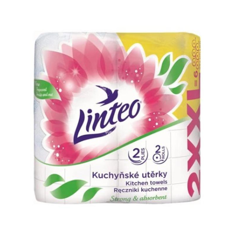 Kuchynské utierky 2-vrstvové Linteo Satin XXL, 2x30m, 2ks