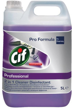 CIF Cleaner Disinfectant 2v1, 5 l čistí a dezinfikuje