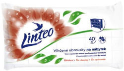 Vlhčené obrúsky LINTEO na nábytok, 40 ks