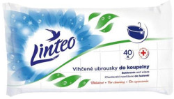 Vlhčené obrúsky LINTEO Satin do kúpeľne, 40 ks