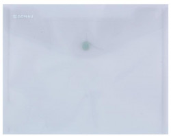 Plastový obal C5 s cvočkom DONAU dymový