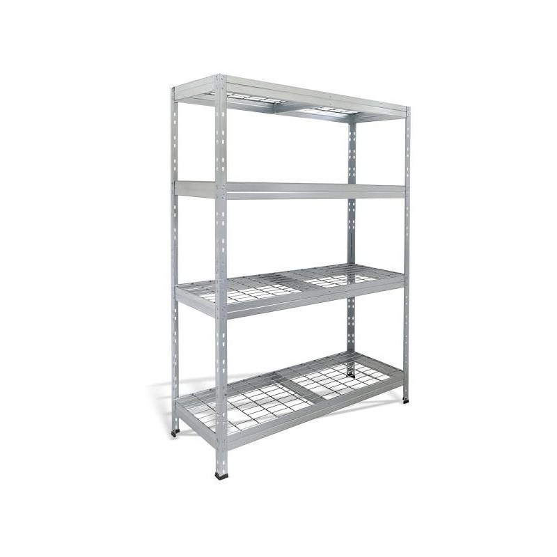 Policový regál s 4 drôtenými policami, š.120 x h.45 x v.180 cm