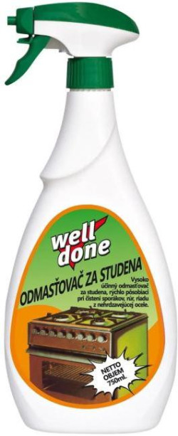 Well Done Odmasťovač za studena s rozprašovačom, 750ml