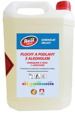 Real profi čistič na podlahy s alkoholom, 5L