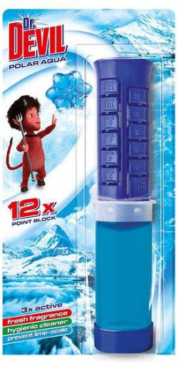 Dr. DEVIL 3in1 WC POINT BLOCK Polar Aqua