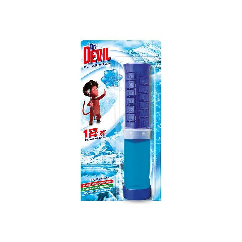 Dr. DEVIL 3in1 WC POINT BLOCK Polar Aqua