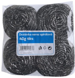 Drôtenka nerezová špirálová 4x40g